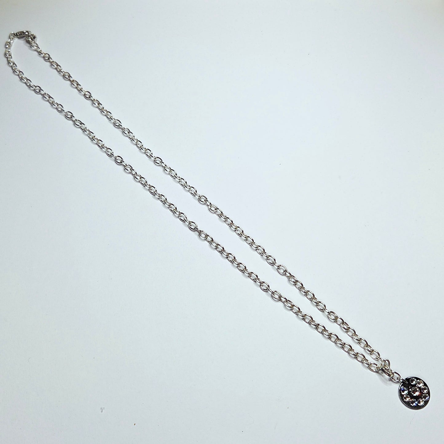 MINI DARK #8 - HANDMADE SWAROVSKI PENDANT NECKLACE