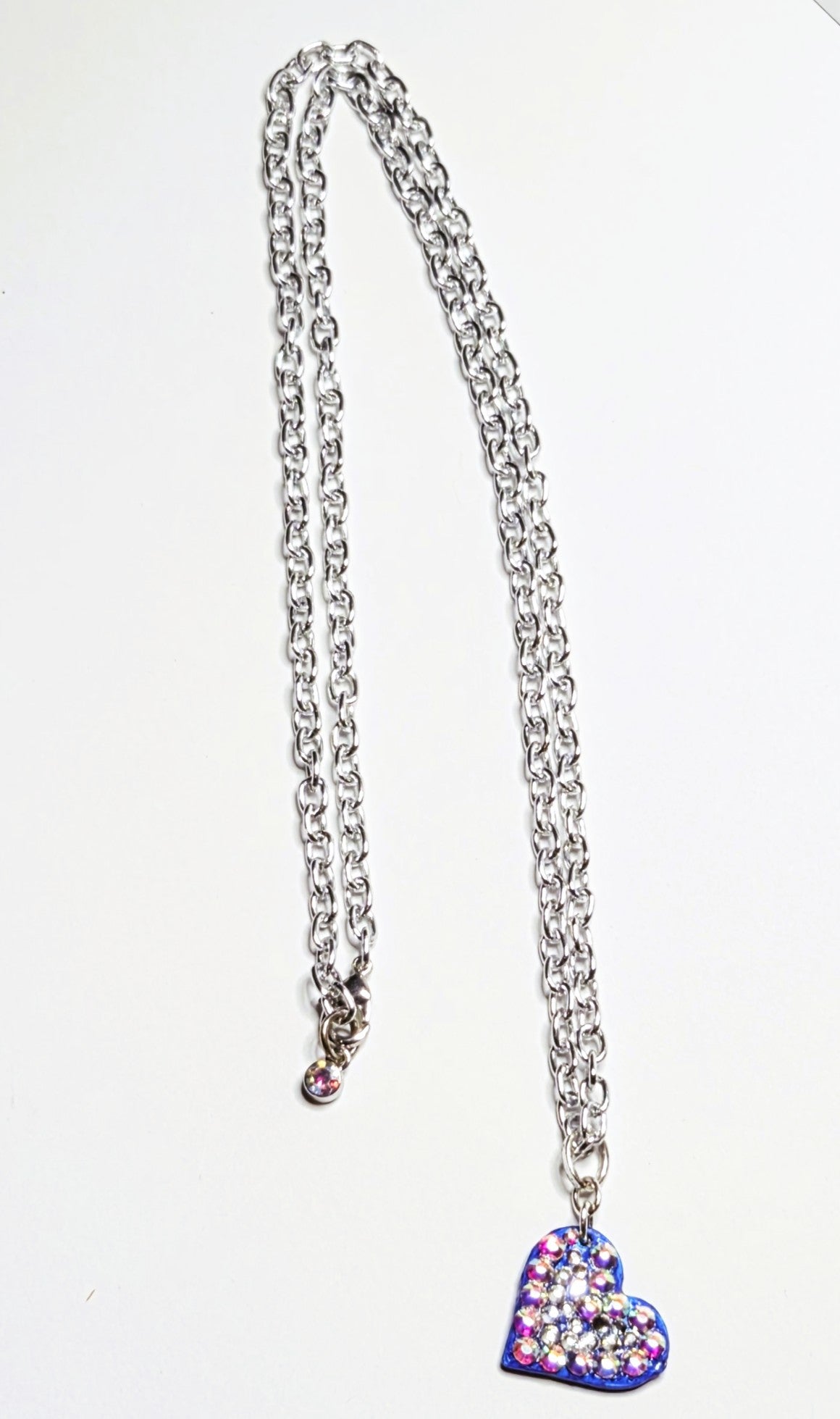 WHOLE HEARTED AMERICAN #14 - HANDMADE SWAROVSKI PENDANT NECKLACE