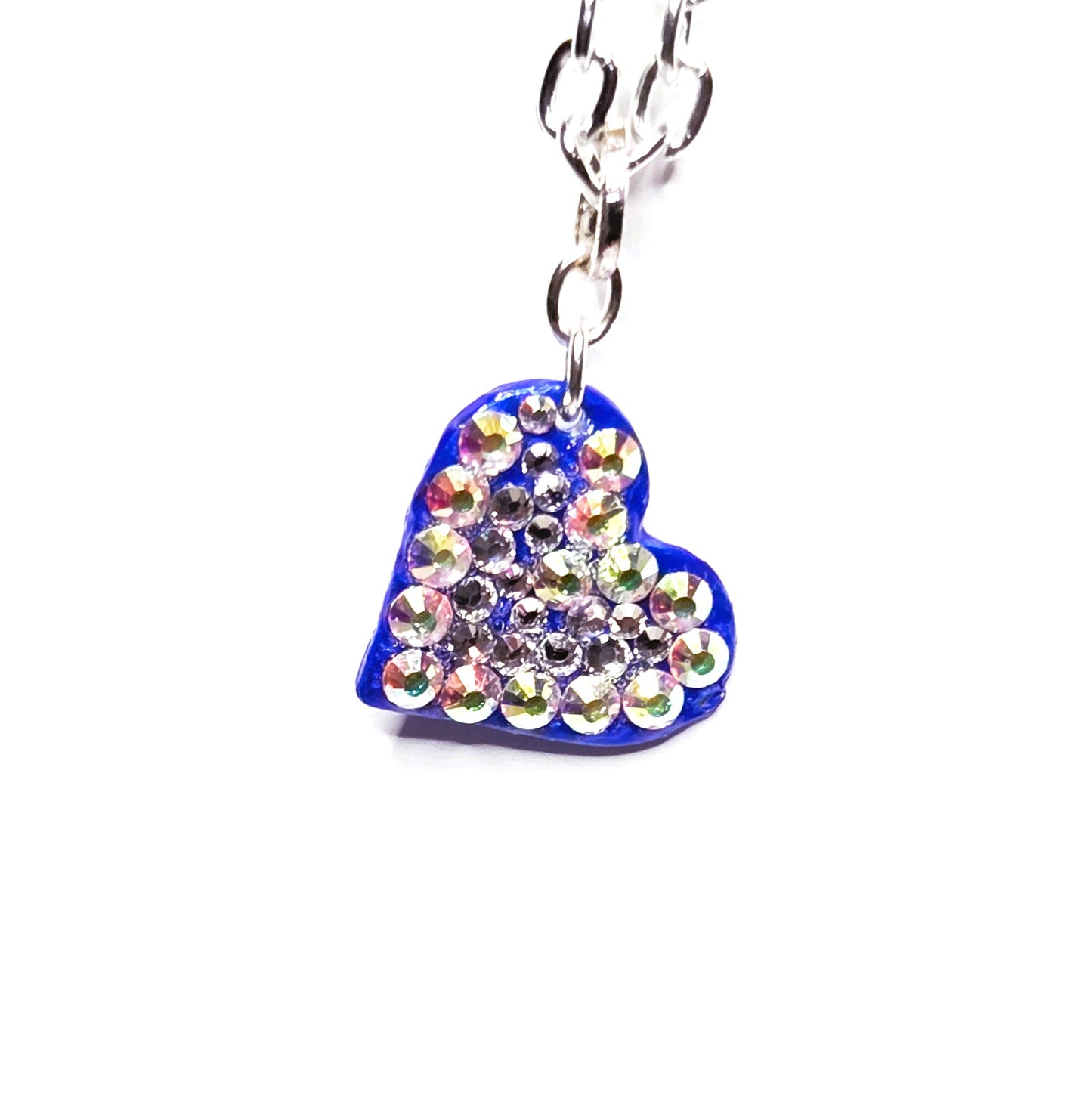 WHOLE HEARTED AMERICAN #14 - HANDMADE SWAROVSKI PENDANT NECKLACE