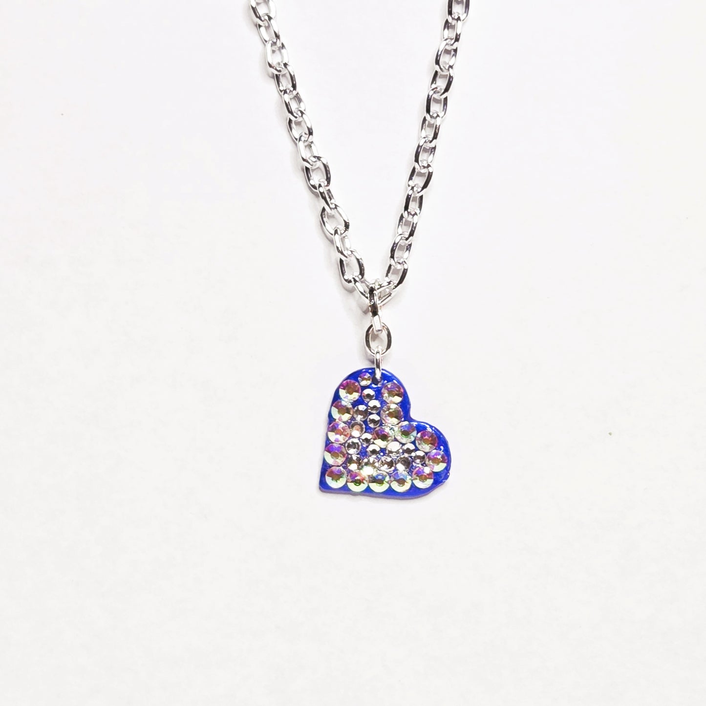 WHOLE HEARTED AMERICAN #14 - HANDMADE SWAROVSKI PENDANT NECKLACE