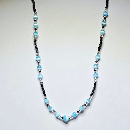 7 - BUNDLE OF TURQ BLUE NECKLACES