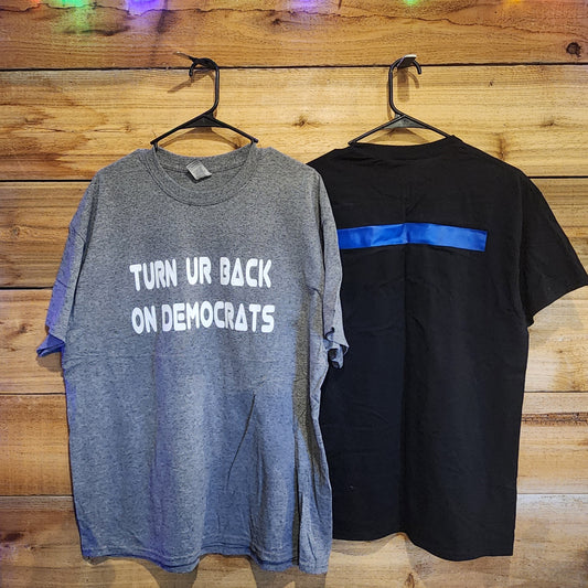 TURN UR BACK - POLITICAL NOVELTY T-SHIRT