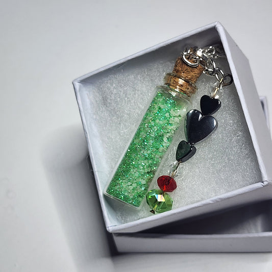 CHRISTMAS #14 - HEARTS O' GLOW PENDANT NECKLACE