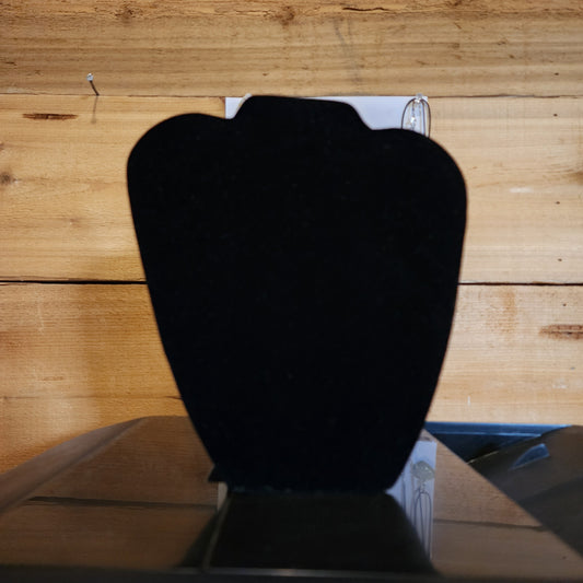2 - 9" BLACK VELVET EASEL BACK NECKLACE DISPLAY STANDS