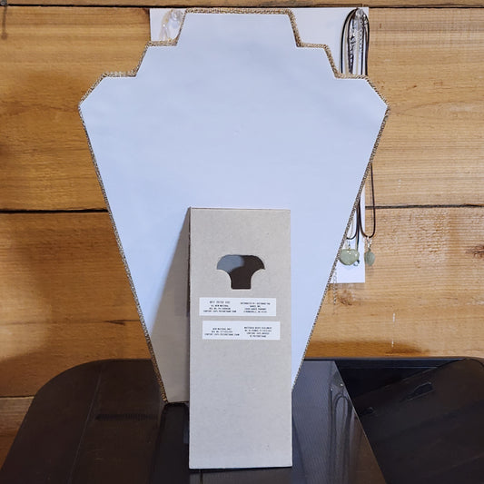 2 - BURLAP EASEL BACK NECKLACE DISPLAY