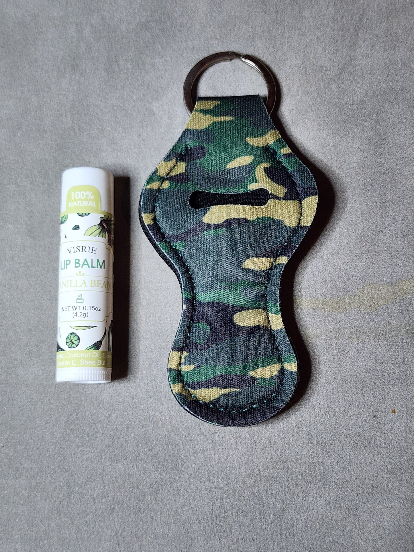 CAMO - LIP BALM KEYCHAIN