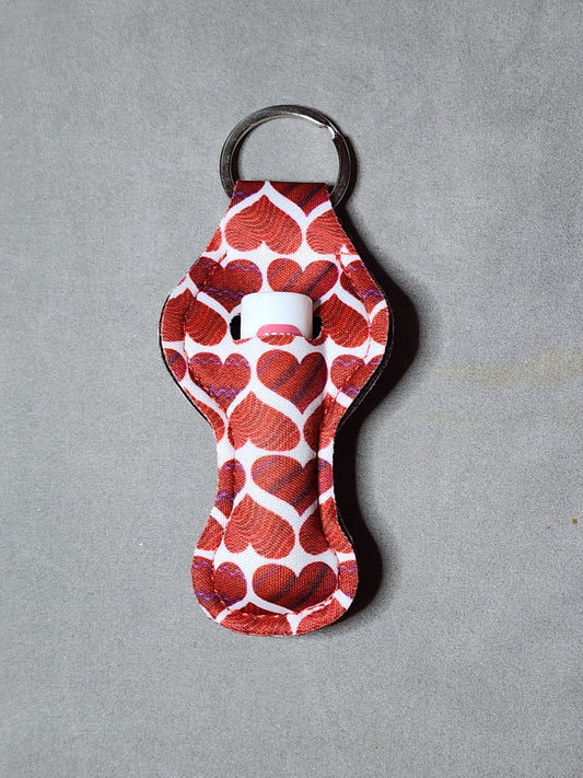 HEARTS - LIP BALM KEYCHAIN