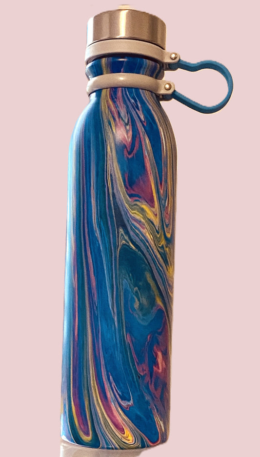 CIRCLES - LADIES SAFETY ACTIVEWEAR TANK & WATER BOTTLE COMBO