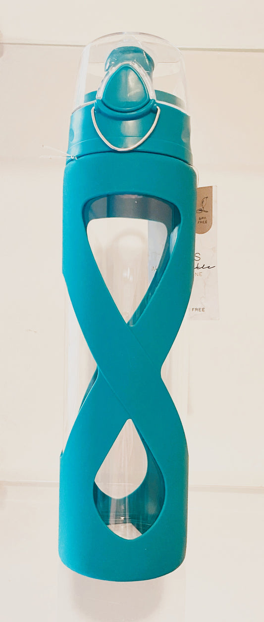 FLOATING HEARTS - LADIES SAFETY ACTIVEWEAR TANK & WATER BOTTLE COMBO