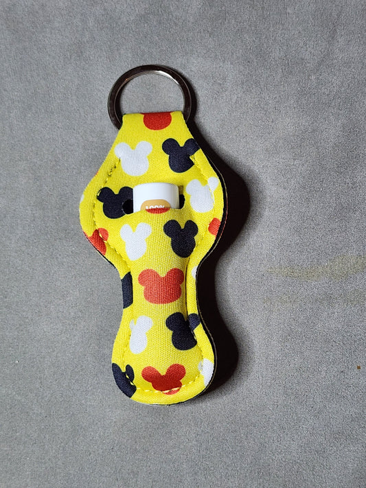 MICKEY HEAD - LIP BALM KEYCHAIN