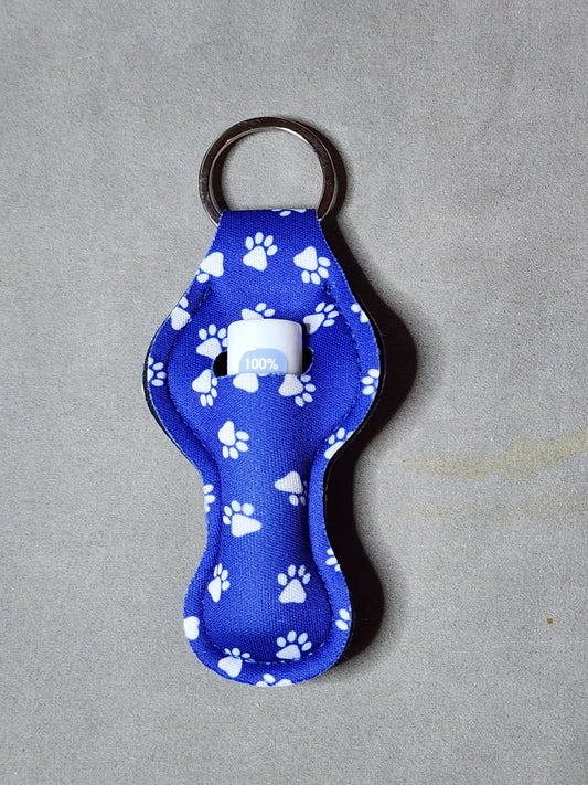 PAW PRINT - LIP BALM KEYCHAIN