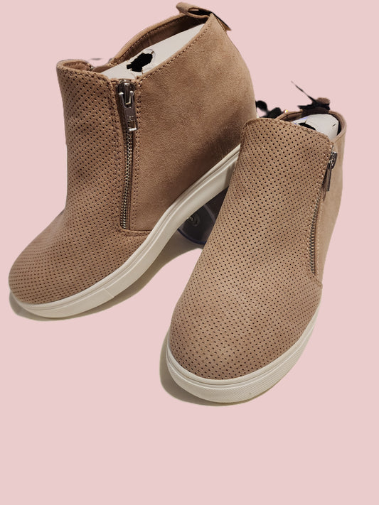 FAUX SUEDE LADIES BOOTIES