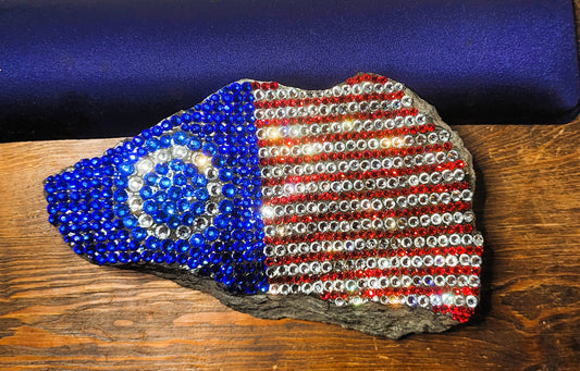 THE BETSY ROCK - PATRIOTIC PAPERWEIGHT