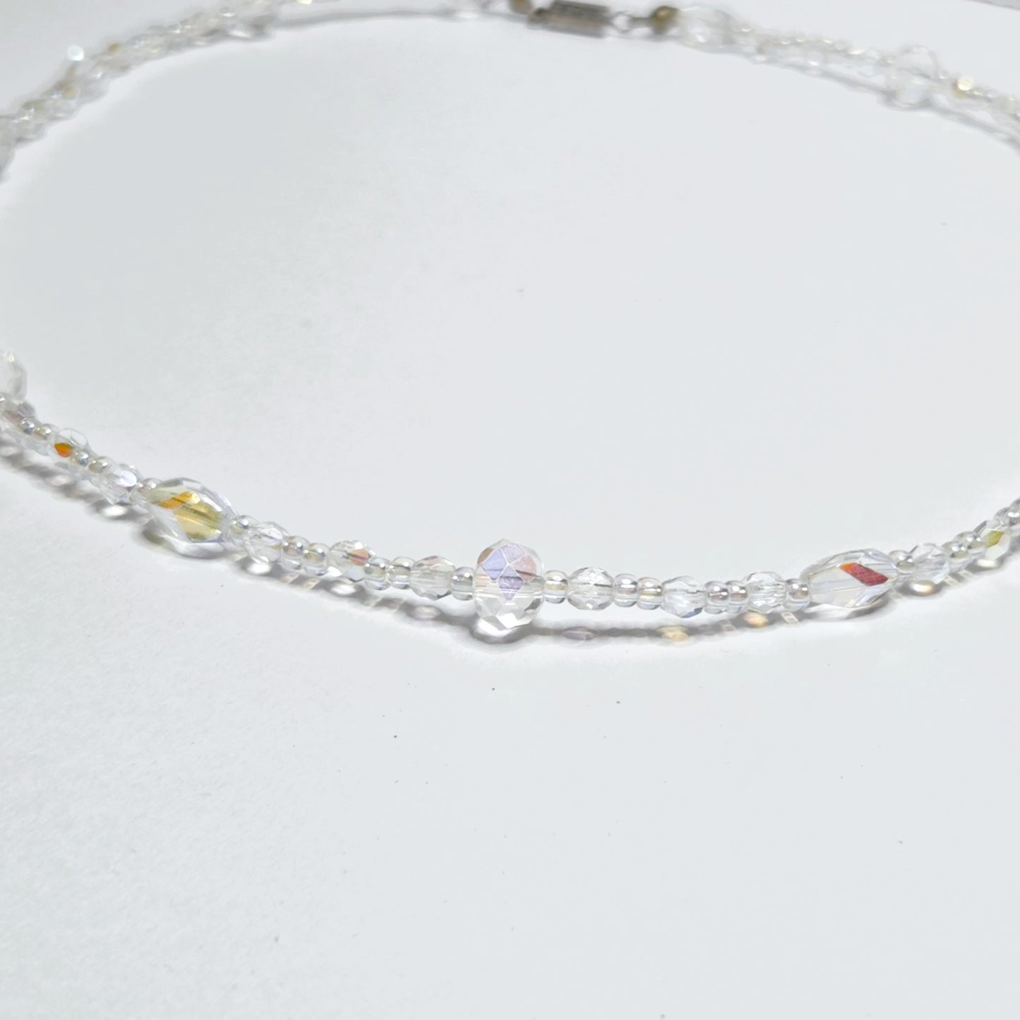 HOLOGRAM 2 SWAROVSKI CRYSTAL NECKLACE