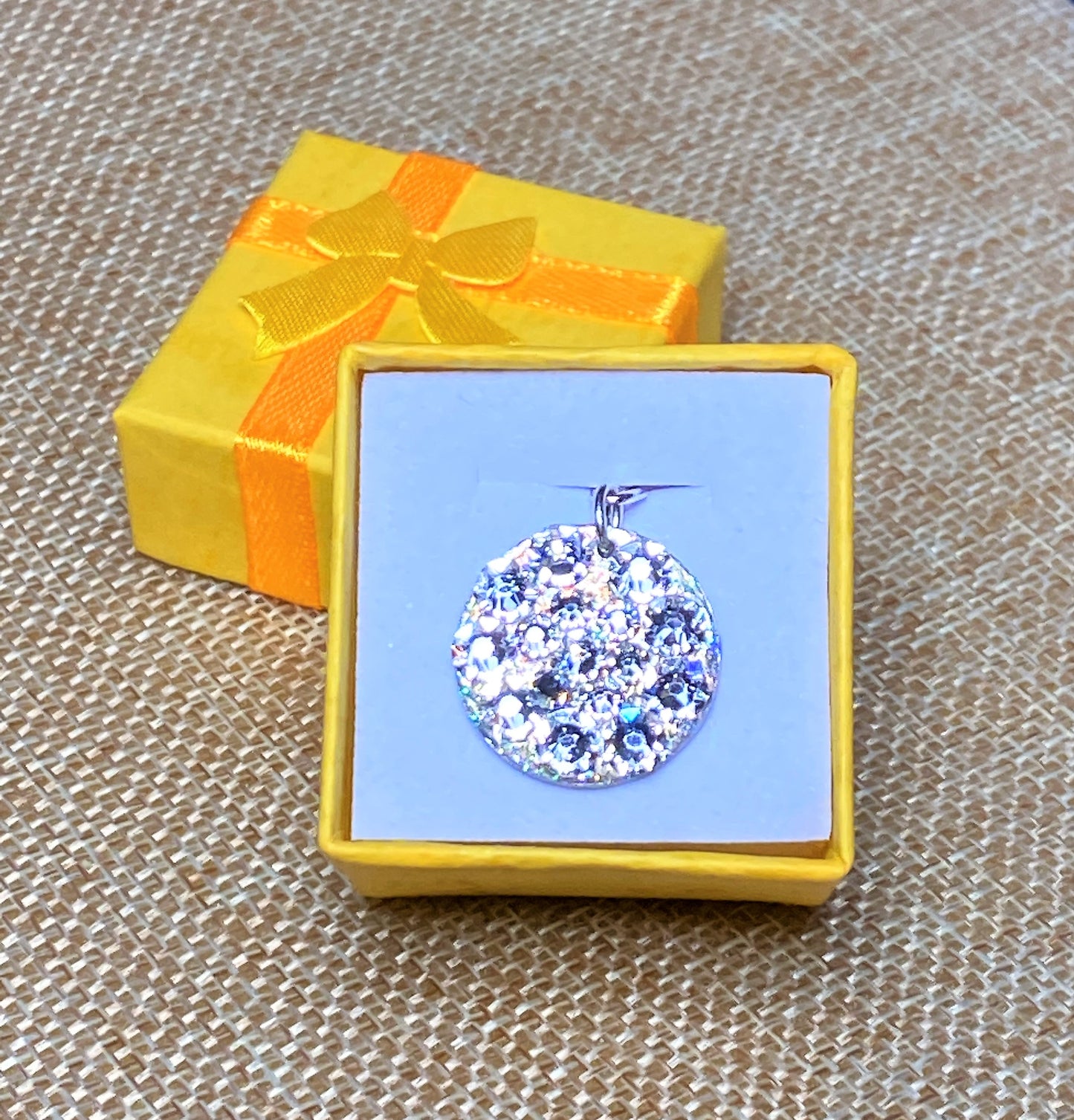 BRIGHT STAR #1 - HANDMADE SWAROVSKI PENDANT NECKLACE