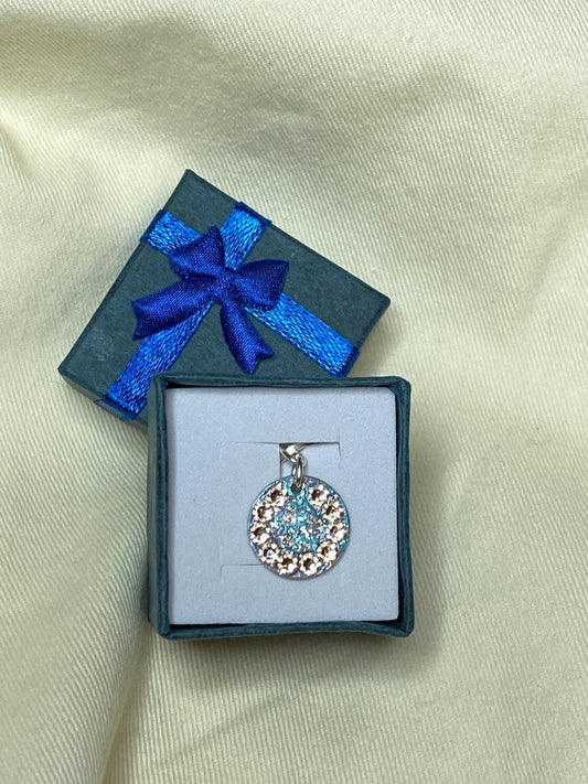 URANUS GLOW #10 - HANDMADE SWAROVSKI PENDANT NECKLACE