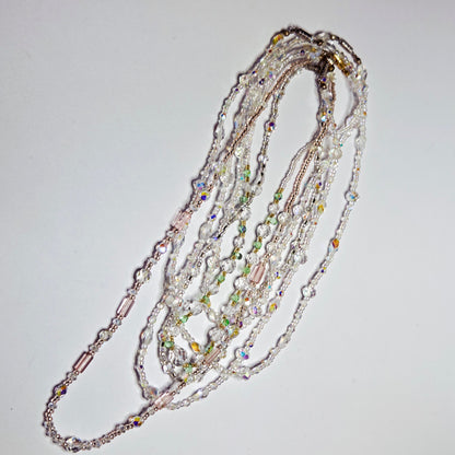 HOLOGRAM 2 SWAROVSKI CRYSTAL NECKLACE