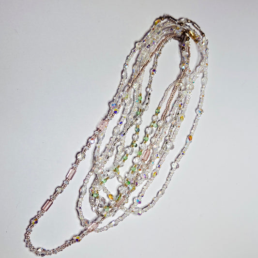 HOLOGRAM 2 SWAROVSKI CRYSTAL NECKLACE