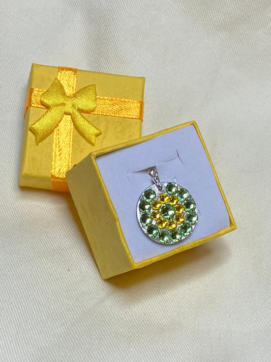 LUCKY SHOE #18 - HANDMADE SWAROVSKI PENDANT NECKLACE