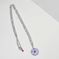 AMERICAN STAR #1 - HANDMADE SWAROVSKI PENDANT NECKLACE
