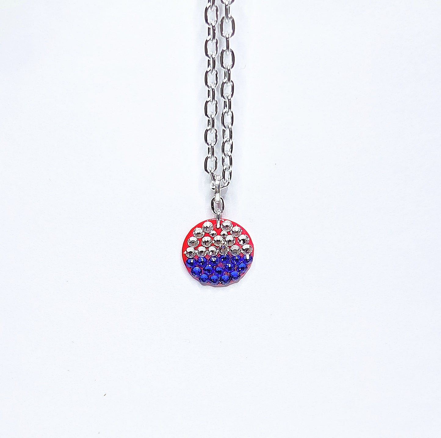 SIMPLE PEACE #5 - HANDMADE SWAROVSKI PENDANT NECKLACE