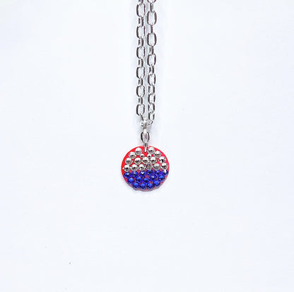 SIMPLE PEACE #5 - HANDMADE SWAROVSKI PENDANT NECKLACE