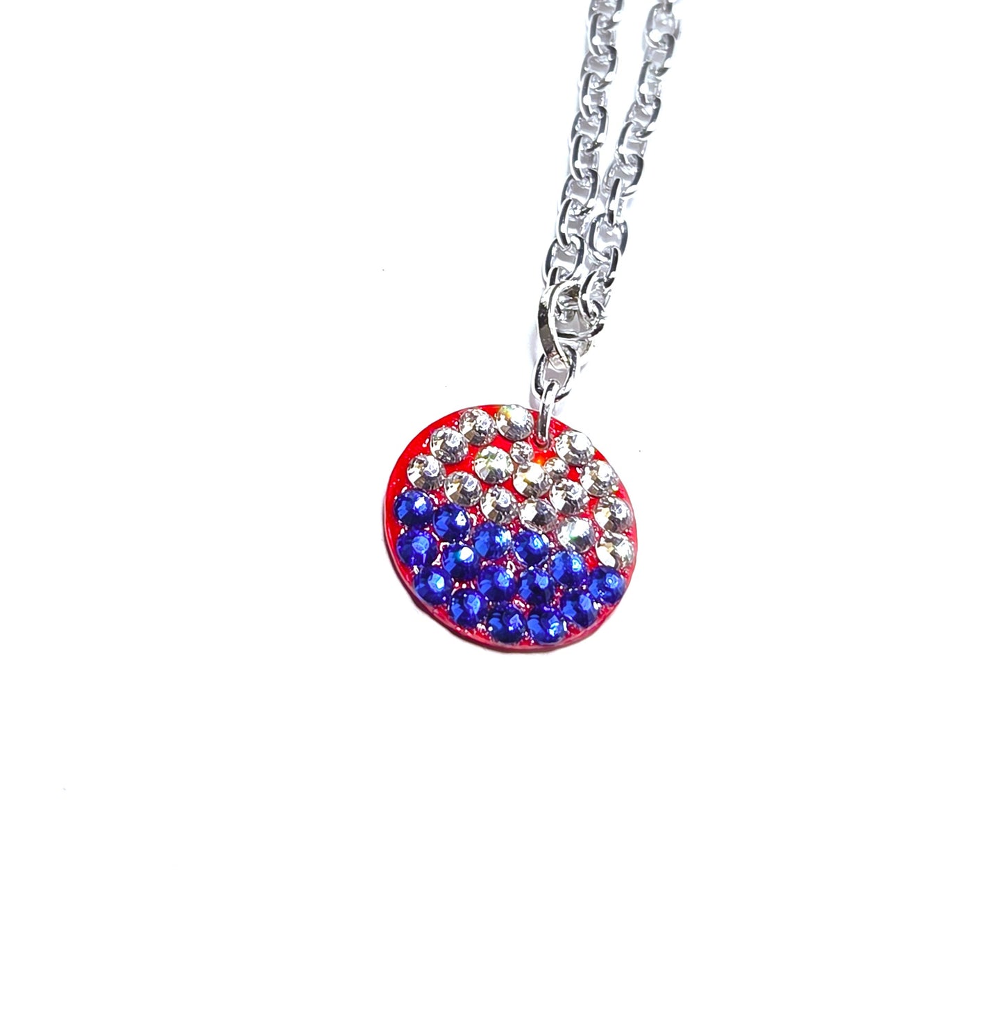 SIMPLE PEACE #5 - HANDMADE SWAROVSKI PENDANT NECKLACE