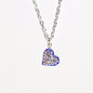 WHOLE HEARTED AMERICAN #14 - HANDMADE SWAROVSKI PENDANT NECKLACE