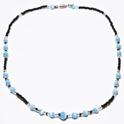 7 - BUNDLE OF TURQ BLUE NECKLACES