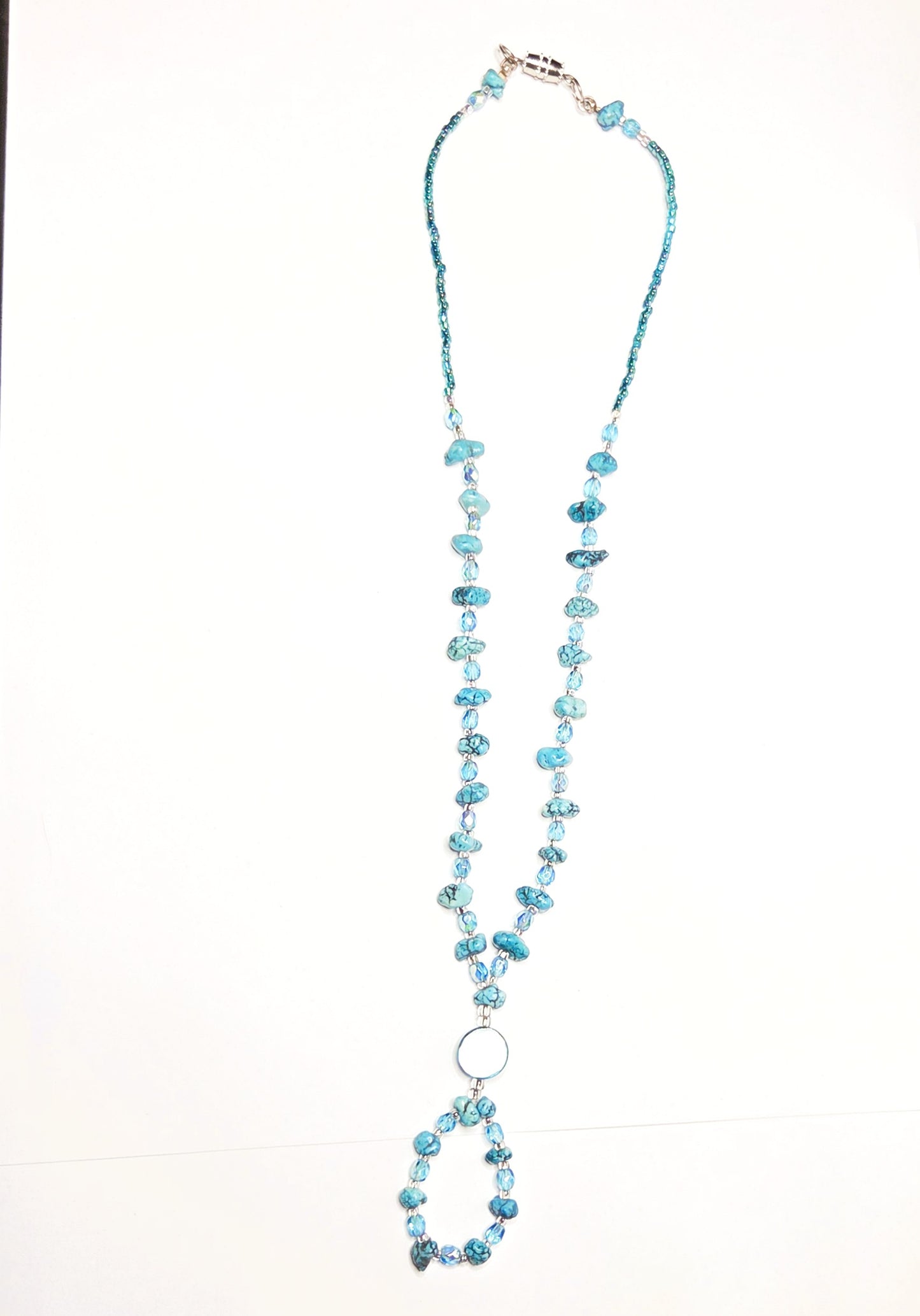 7 - BUNDLE OF TURQ BLUE NECKLACES