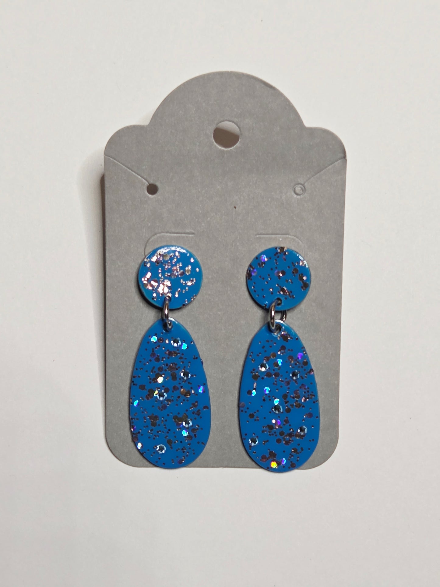 SKY GLITTER HANGING EARRINGS
