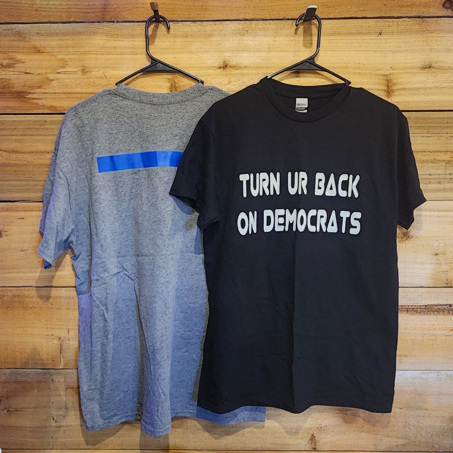TURN UR BACK - POLITICAL NOVELTY T-SHIRT