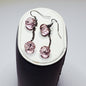 PINK DROPS HANGING EARRINGS