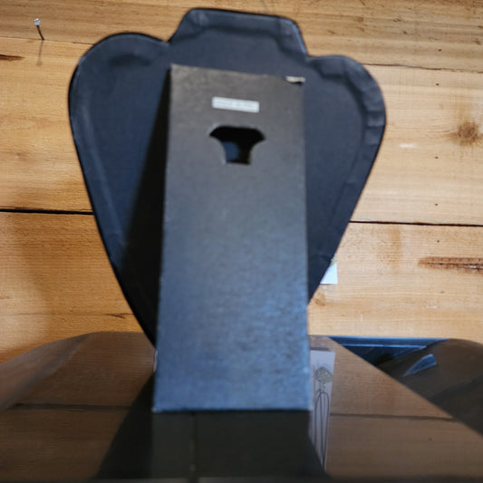 2 - 9" BLACK VELVET EASEL BACK NECKLACE DISPLAY STANDS