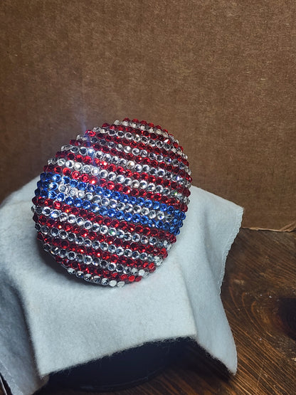 PATRIOT EGG - PATRIOTIC PAPERWEIGHT
