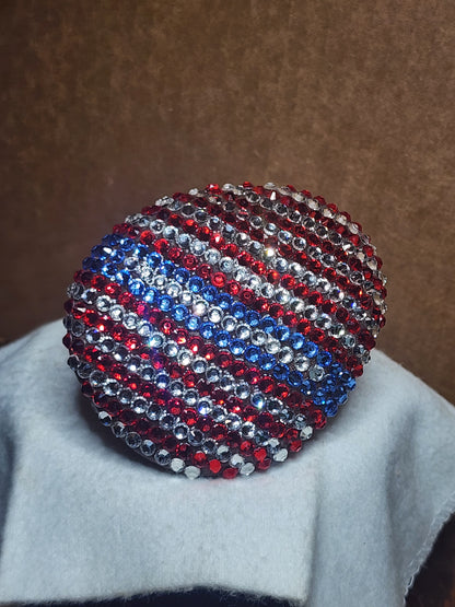 PATRIOT EGG - PATRIOTIC PAPERWEIGHT