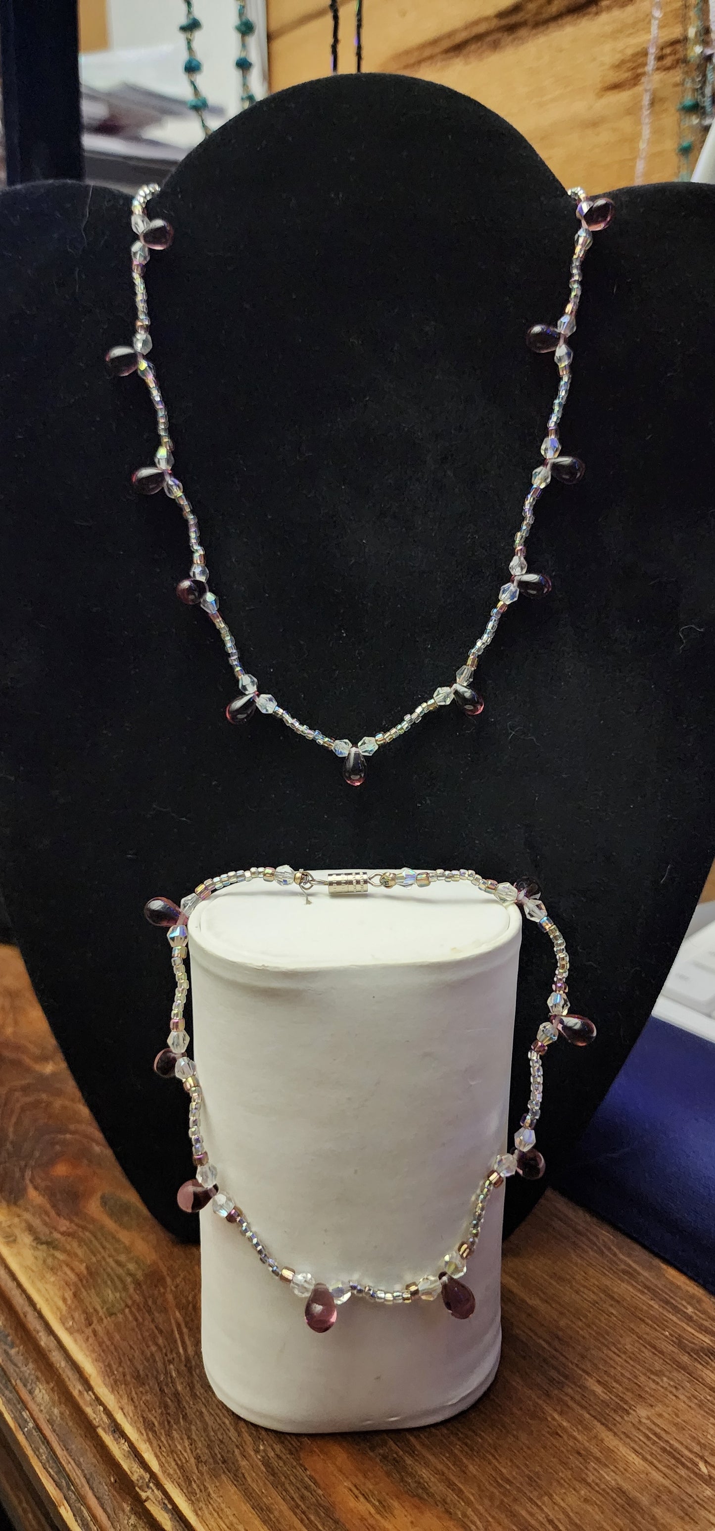 3 - 2pc BEADED NECKLACE SETS