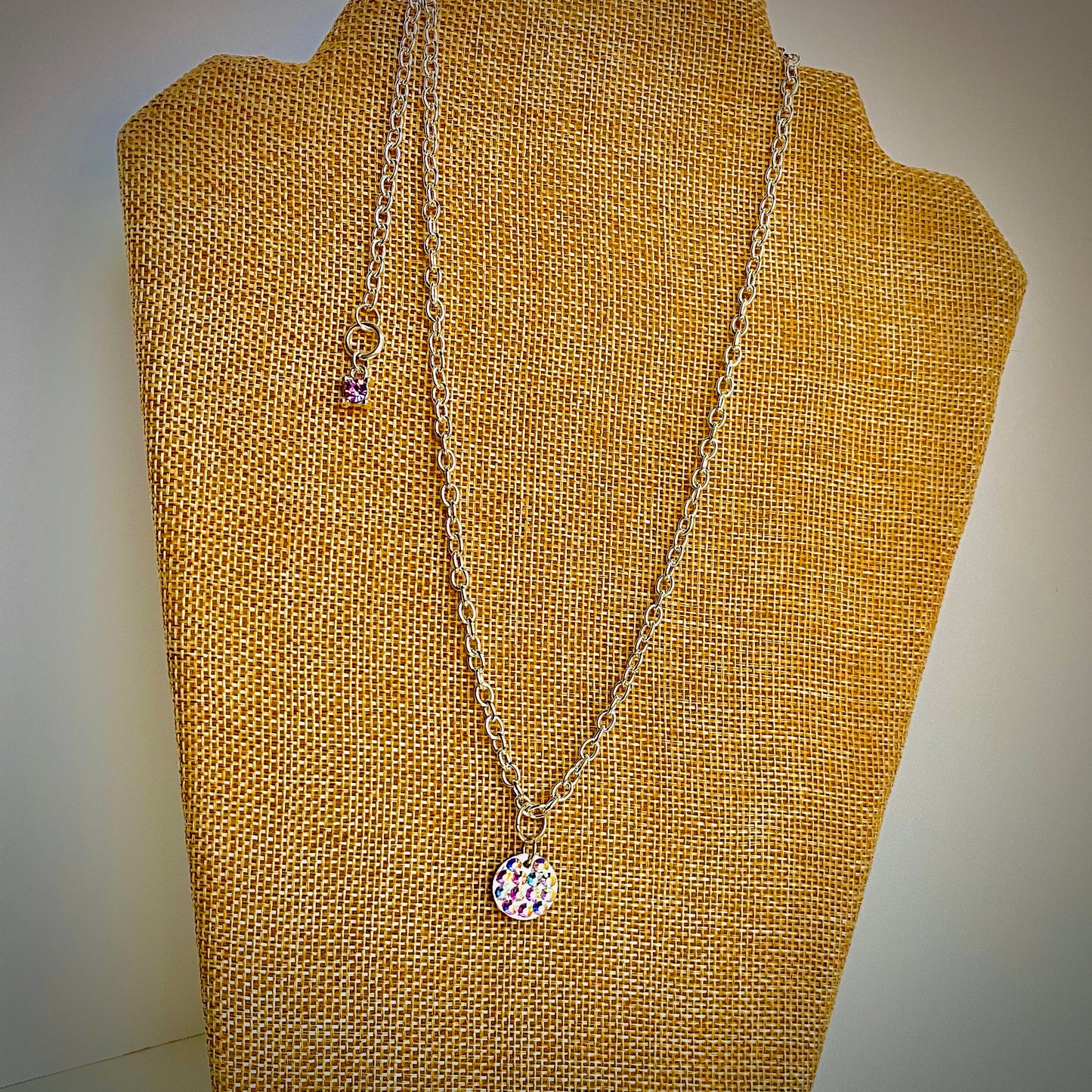 NORTH STAR #32 - HANDMADE SWAROVSKI PENDANT NECKLACE