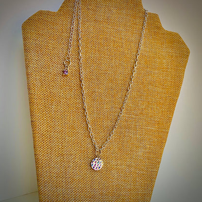 NORTH STAR #32 - HANDMADE SWAROVSKI PENDANT NECKLACE