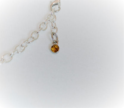 COPPER GLOW #6 - HANDMADE SWAROVSKI PENDANT NECKLACE