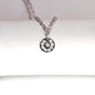 MINI DARK #8 - HANDMADE SWAROVSKI PENDANT NECKLACE