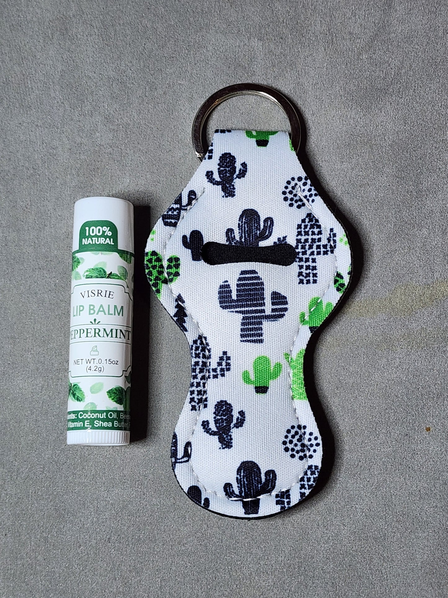 CACTUS - LIP BALM KEYCHAIN