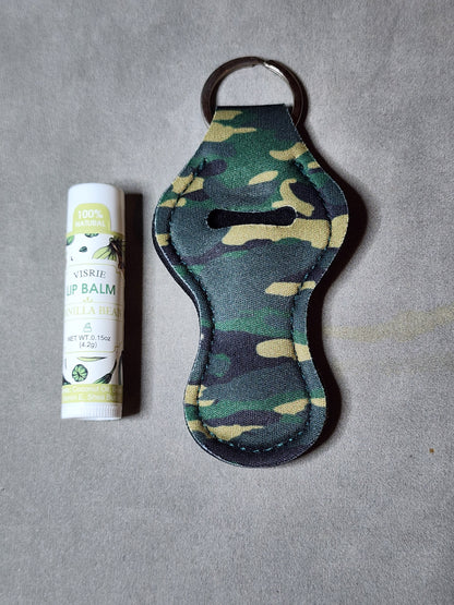 CAMO - LIP BALM KEYCHAIN