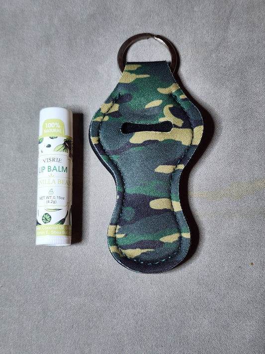 CAMO - LIP BALM KEYCHAIN