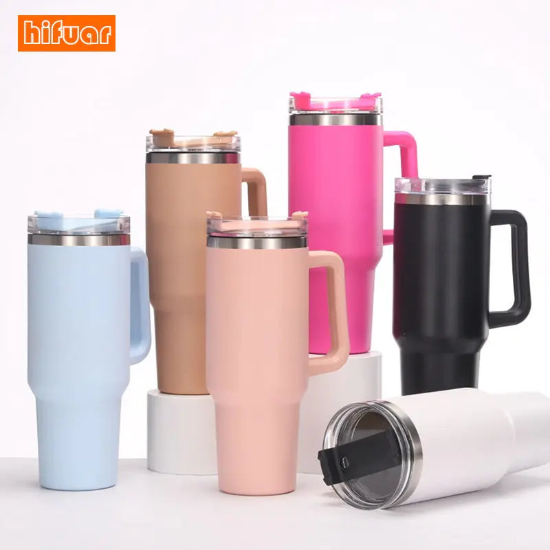 Insulated Tumbler Straw With Handle