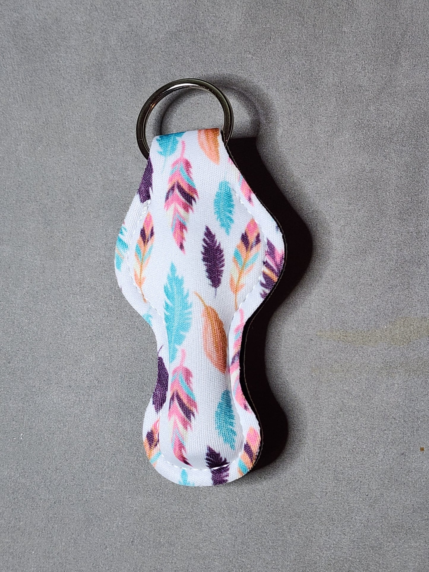 FEATHERS - LIP BALM KEYCHAIN