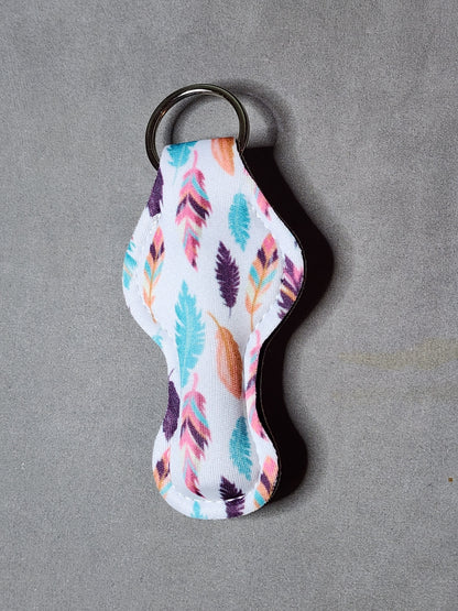 FEATHERS - LIP BALM KEYCHAIN