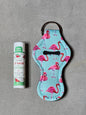 FLAMINGO - LIP BALM KEYCHAIN