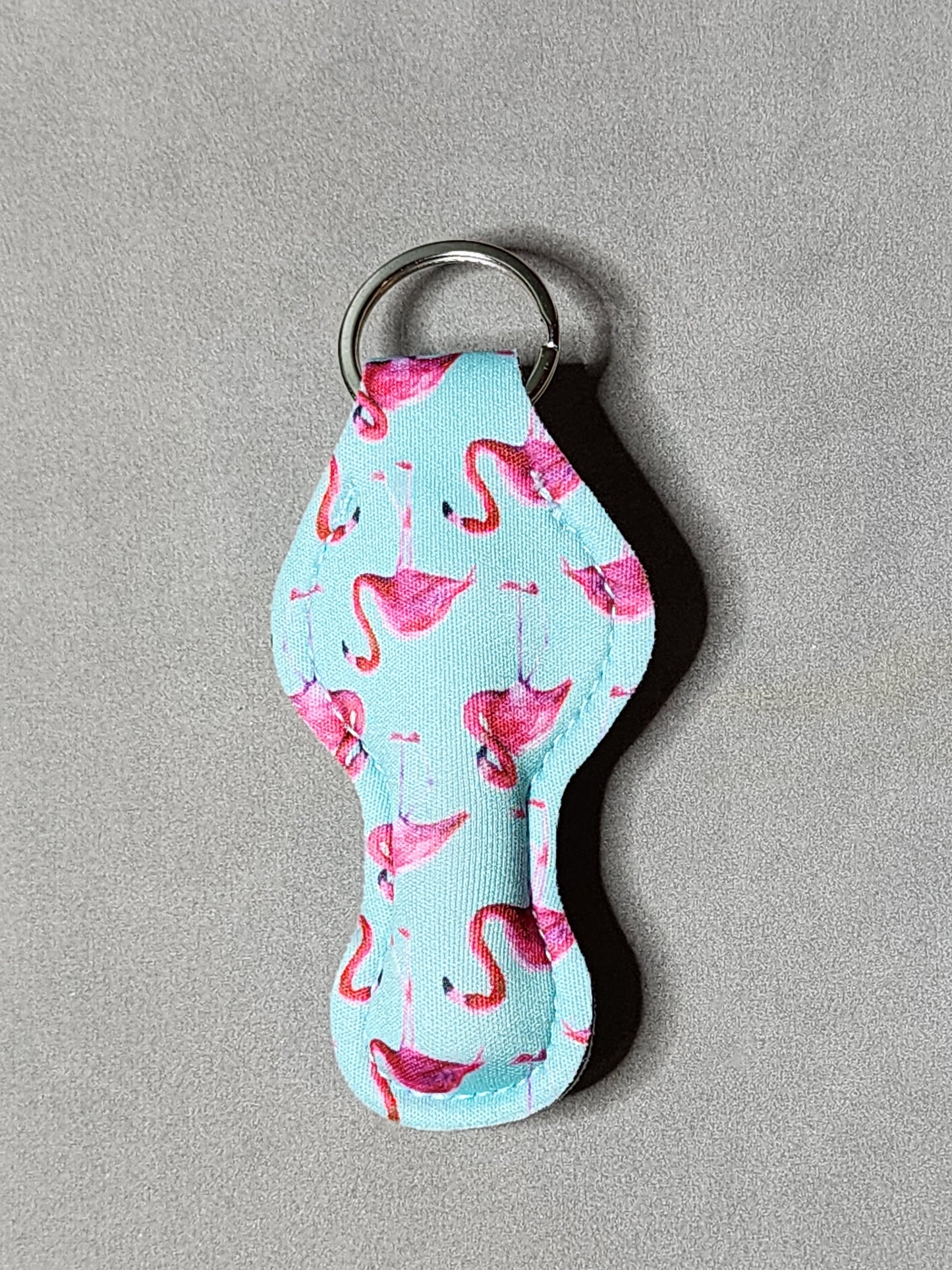 FLAMINGO - LIP BALM KEYCHAIN
