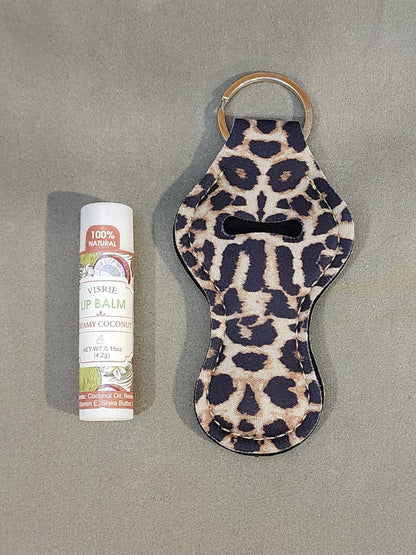 LEOPARD - LIP BALM KEYCHAIN